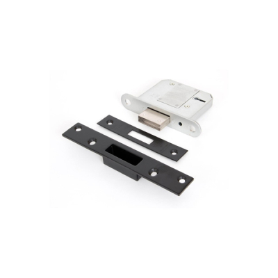British Standard 5 Lever Deadlock 3Inch - Black