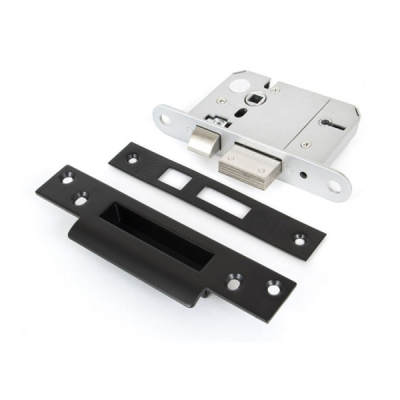 British Standard 5 Lever Sashlock 3Inch KD - Black
