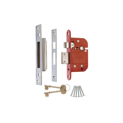 ERA British Standard High Security Fortress 5 Lever Sashlock 3Inch KA - Satin Chrome