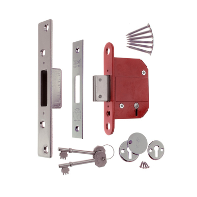 ERA Fortress British Standard 5 Lever Deadlock 2½Inch KA - Satin