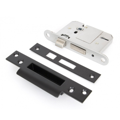 British Standard 5 Lever Sashlock 3Inch KA - Black