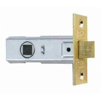 Tubular Mortice Latch 3Inch - Electro Brass