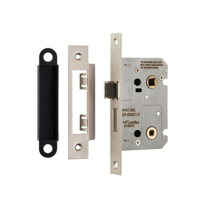 Easi-T Bathroom Lock 2.5Inch - Satin Nickel