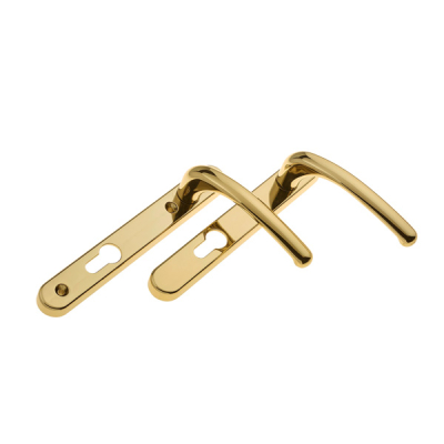Windsor Lever Espag. Handle Set - Hardex Gold