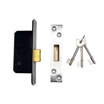 5 Lever Deadlock 2Inch KD - Satin Chrome
