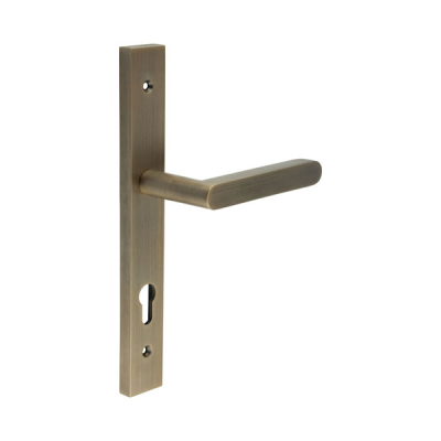 Cres (CR-101) Multi-Point Door Handle (316 SS) - Antique Brass