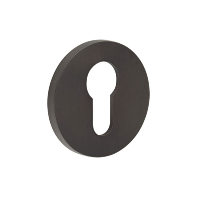 Cres (CR-S10) Euro Keyway Escutcheon (Round) (316 SS) - Dark Bronze