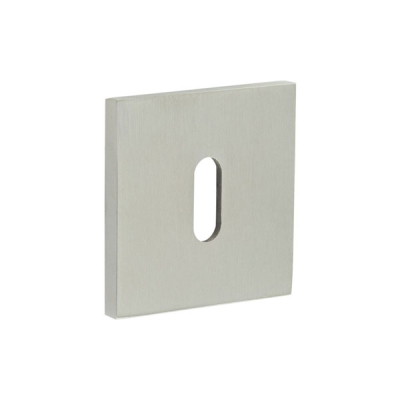 Cres (CR-T10) Standard Keyway Escutcheon (Square) (316 SS) - Satin Stainless Steel
