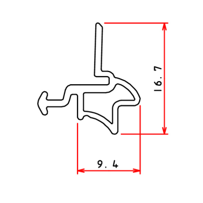 Exitex Replacement Seal for MWK R/2/20 Weatherbars