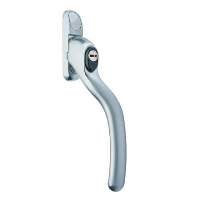 Fab & Fix Connoisseur Cranked Espag Handle RH - Satin Chrome