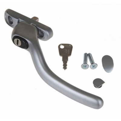 Fab & Fix Connoisseur Cranked Espag Handle LH - Satin Chrome