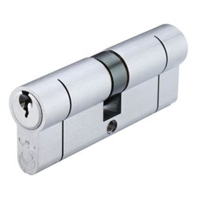 30/40 Double Euro Cylinder KA - Satin Chrome