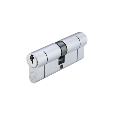 35/35 Double Euro Cylinder KD - Satin Chrome