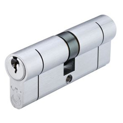 35/50 Double Euro Cylinder KD - Satin Chrome