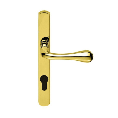 Stella Lever Espag. Handle Set - Polished Brass