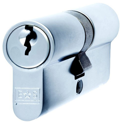 Carlisle 40/50 Double Euro Cylinder KA - Polished Chrome