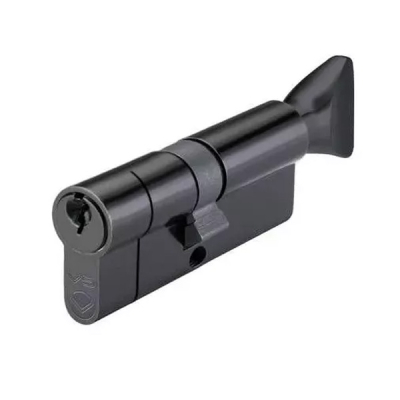 50/40 Euro Cylinder / Thumbturn KD - Black