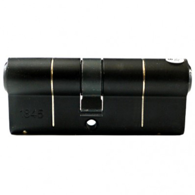 35/35 6 Pin BS Double Euro Cylinder KA - Black