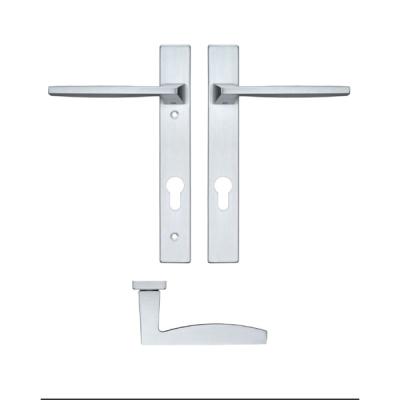 Pavo Narrow Lever Espag. Handle Set - Satin Chrome