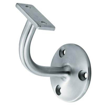 Heavyweight Handrail Bracket - Satin Chrome