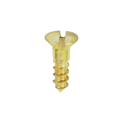 6 x ½Inch Brass Countersunk Screws Slotted (200)