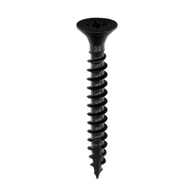 Pozi Countersunk screws 8 x 1Inch(200) - Black