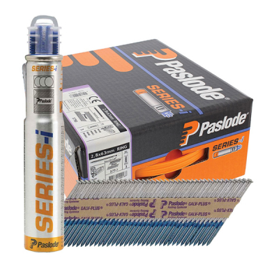Paslode IM360CI 3.1mm x 63mm Full Head Ringshank Collated Nails (2200+2Gas) - Galvanised
