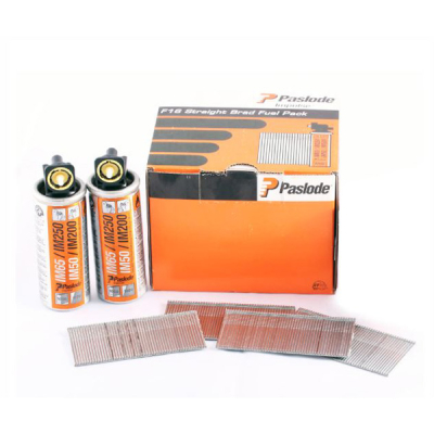 Paslode IM65 Straight Brad Nails 32mm 16G (2200+2 Cells) - Galvanised