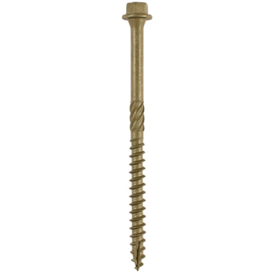 Timber Screws Hex Exterior 6.7 x 60mm - Green