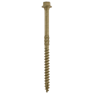 Timber Screws Hex Exterior 6.7 x 87mm - Green