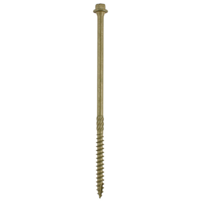 Timber Screws Hex Exterior 6.7 x 125mm - Green