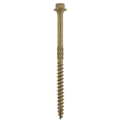 Timber Screws Hex Exterior 6.7 x 175mm - Green