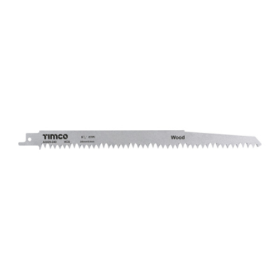 220mm, 5tpi HCS Straight Cut Reciprocating Blades For Green Wood (5)