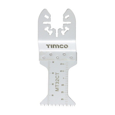 32mm Carbon Steel Straight Cut Multi-Tool Blade For Wood/Plastic (Each)