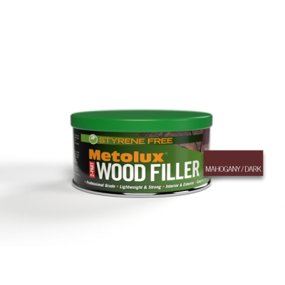 Metolux 2 Part Styrene Free Wood Filler 275ml - Mahogany