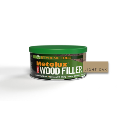 Metolux 2 Part Styrene Free Wood Filler 275ml - Light Oak