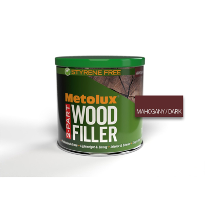 Metolux 2 Part Styrene Free Wood Filler 770ml - Mahogany