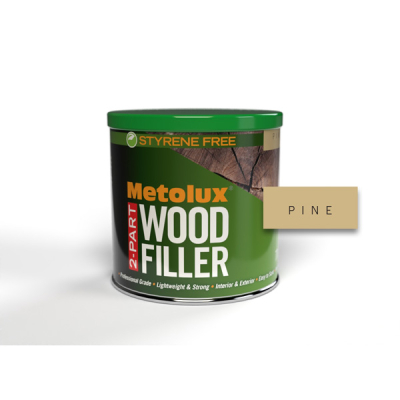 Metolux 2 Part Styrene Free Wood Filler 770ml - Pine