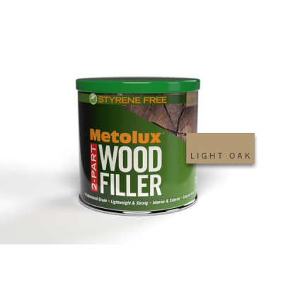 Metolux 2 Part Styrene Free Wood Filler 770ml - Light Oak