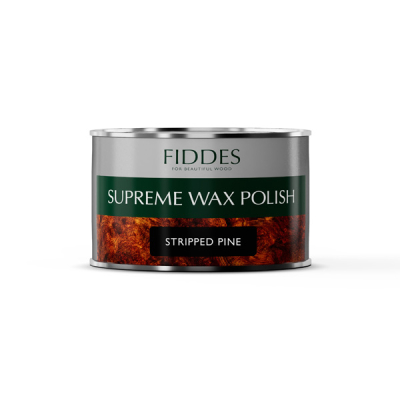 Fiddes Supreme Wax Polish 400ml - Stripped Pine