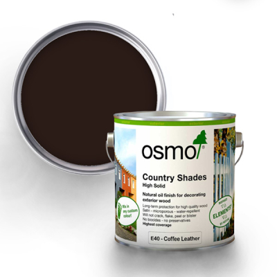 Osmo Country Shades Coffee Leather (E40) 125ml
