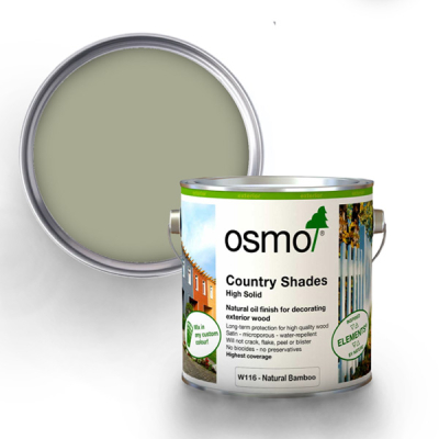 Osmo Country Shades Natural Bamboo (W116) 2.5L