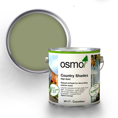Osmo Country Shades Cucumber (W117) 2.5L