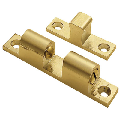 Twin Ball Catch 70mm - Brass