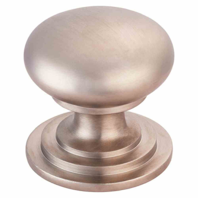 Victorian Cupboard Knob 25mm - Satin Nickel