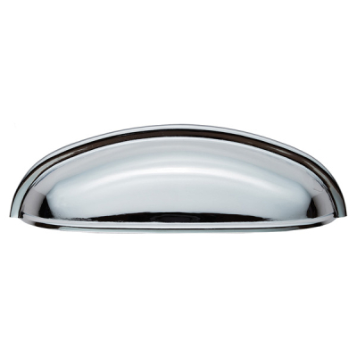 Modern Shaker Cup Pull - Polished Chrome