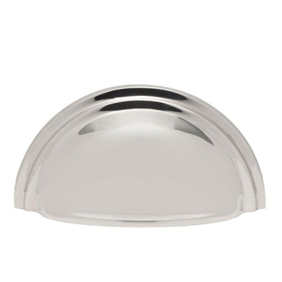 Victorian Cup Pull - Polished Nickel