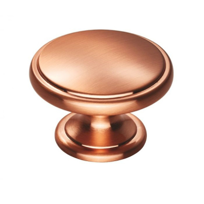 Oxford Cabinet Knob 38mm - Satin Copper