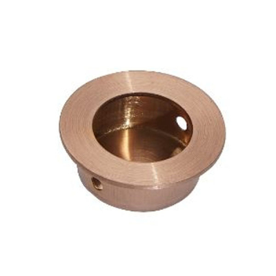 30mm Round Flush Pull Handle - Copper