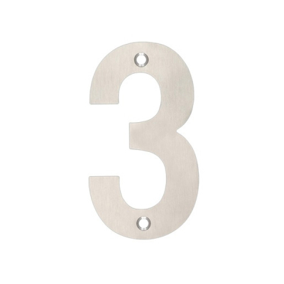 Numeral 3 4Inch - SS (Grade 304)